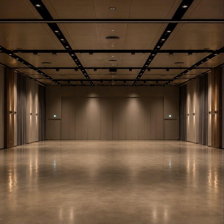 Transformacion de salon de eventos - Antes