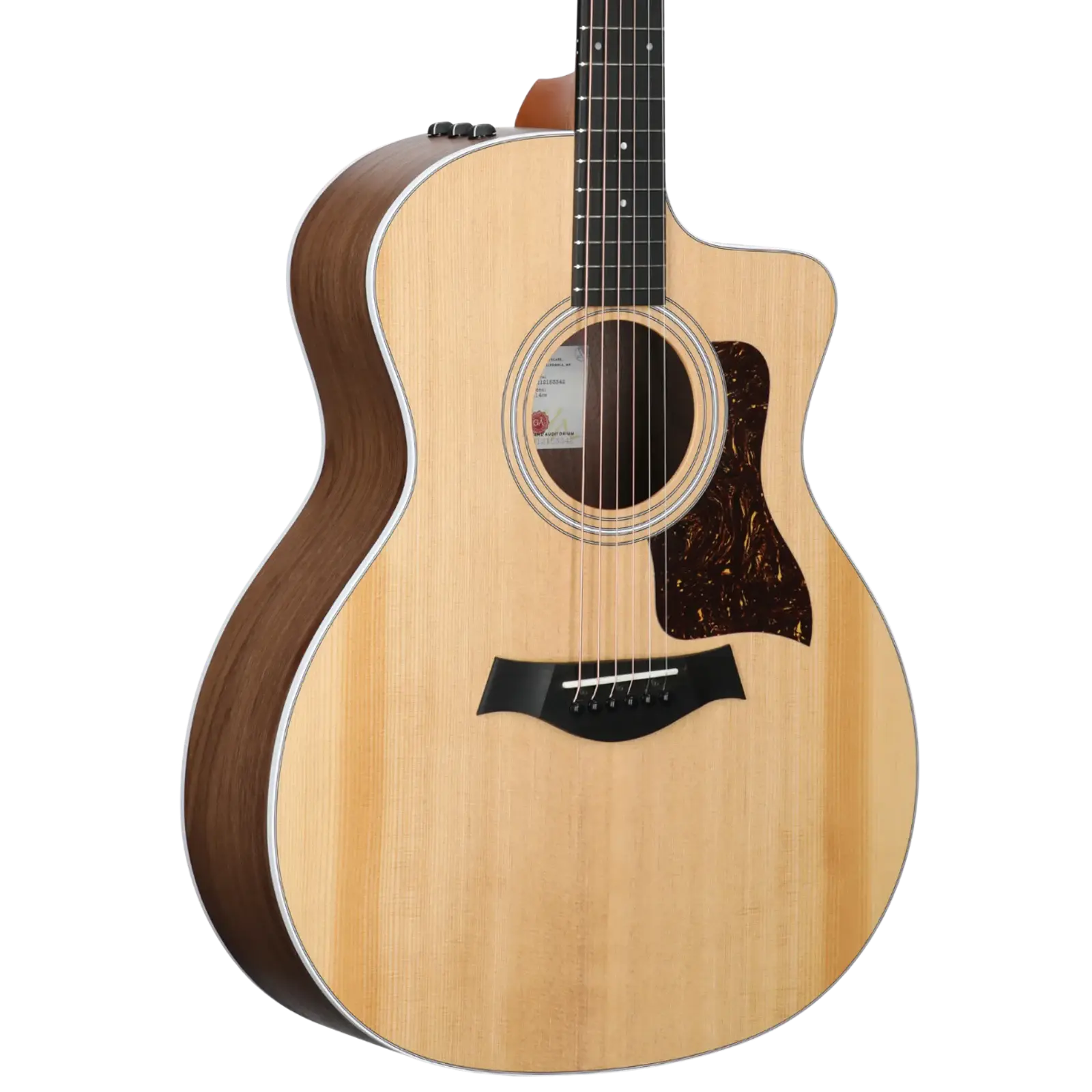 Guitarra acústica de madera natural