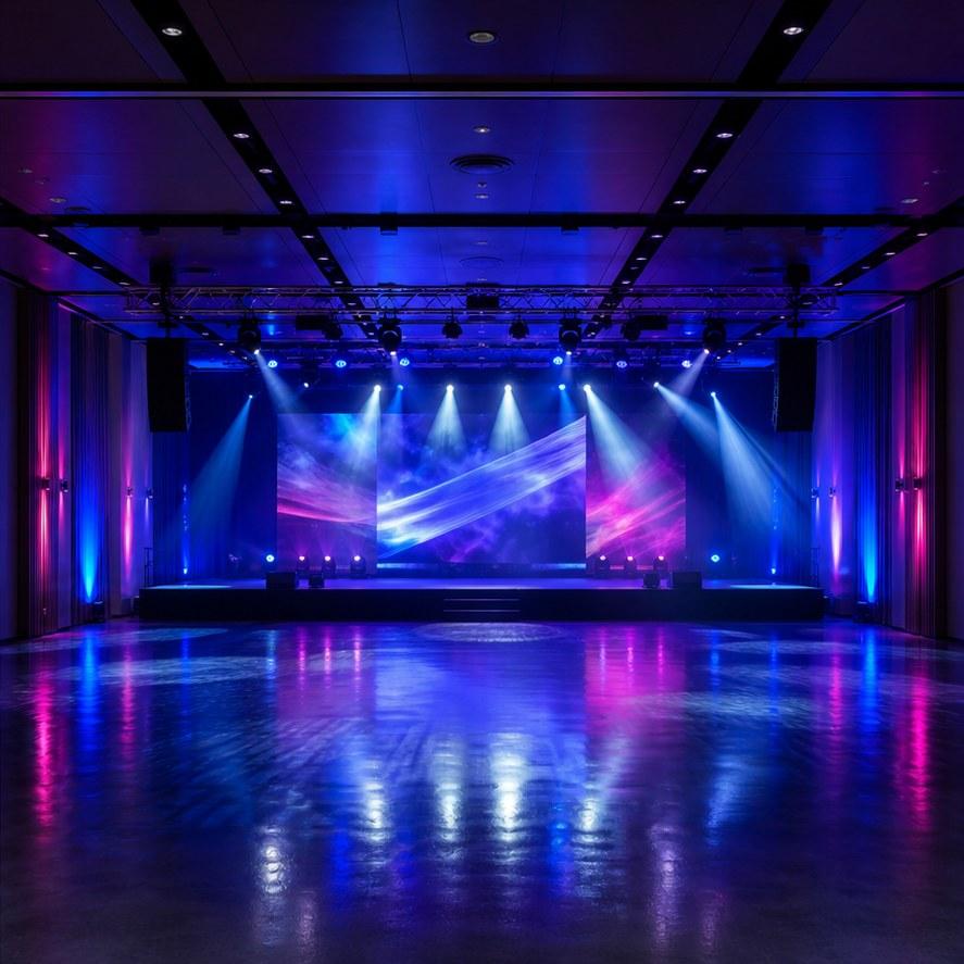 Transformacion de salon de eventos - Despues