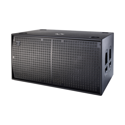 DAS AUDIO EVENT-218A professional double 18" subwoofer showcasing high power audio performance.