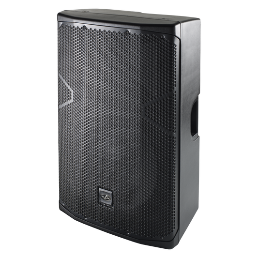DAS AUDIO ALTEA-715A 15” bi-amplified professional audio speaker showcasing its sleek design and robust build.