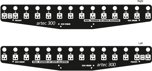 AX-ARTEC-300 Rigging bumper ARTEC-320, negro