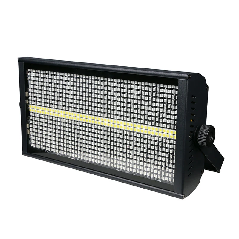 Vista frontal del strobe LED híbrido con matriz